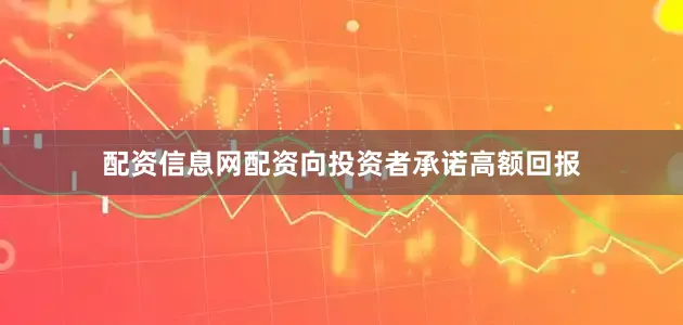 配资信息网配资向投资者承诺高额回报